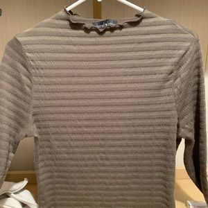 Super Soft Ruffle Long Tee